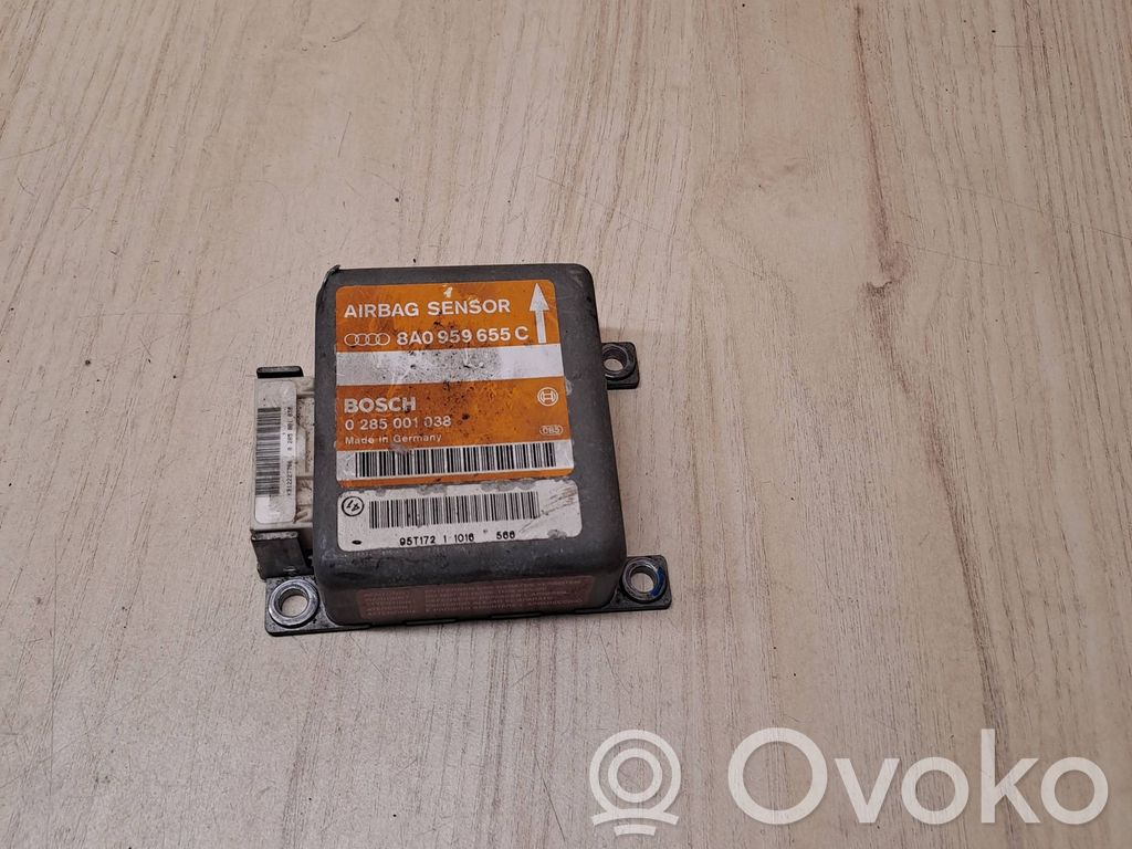 Airbag control unit/module   8A0959655C,0285001038,95T17211016