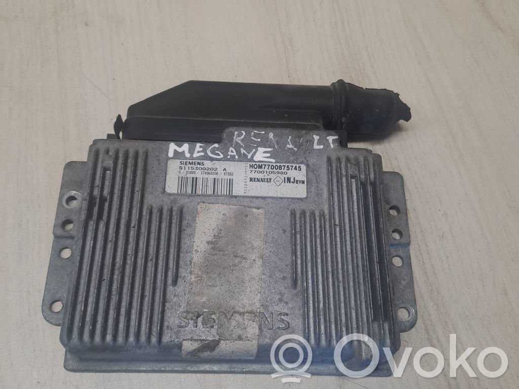 Engine control unit/module   S115300202A,7700105980