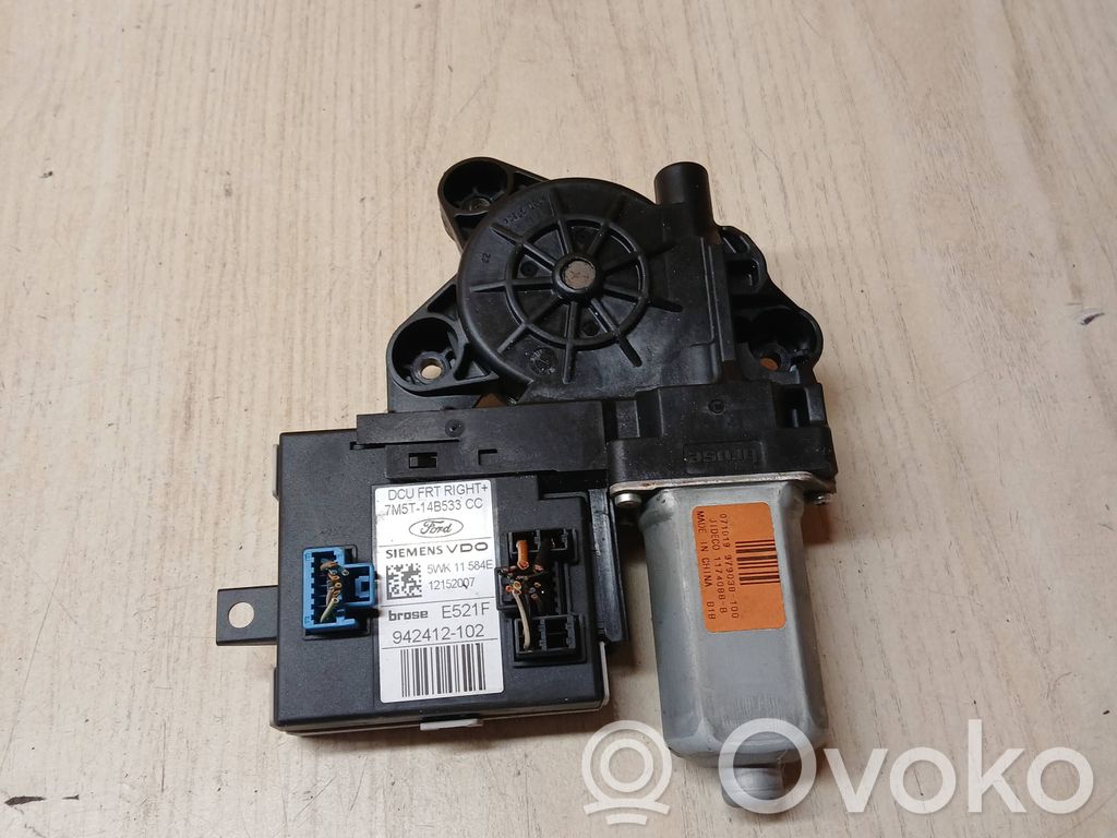 Ford Focus C-MAX Front door window regulator motor 