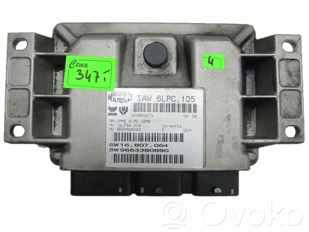 Engine control unit/module   9654596080
