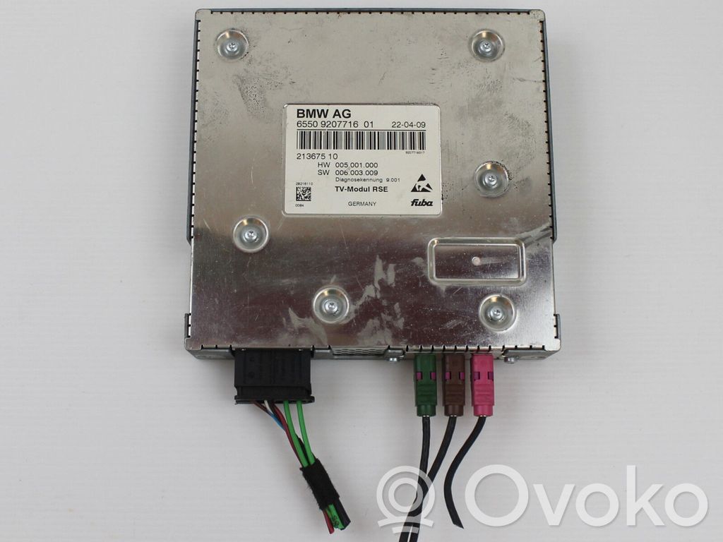 BMW 7 F01 F02 F03 F04 Moduł / Sterownik Video 