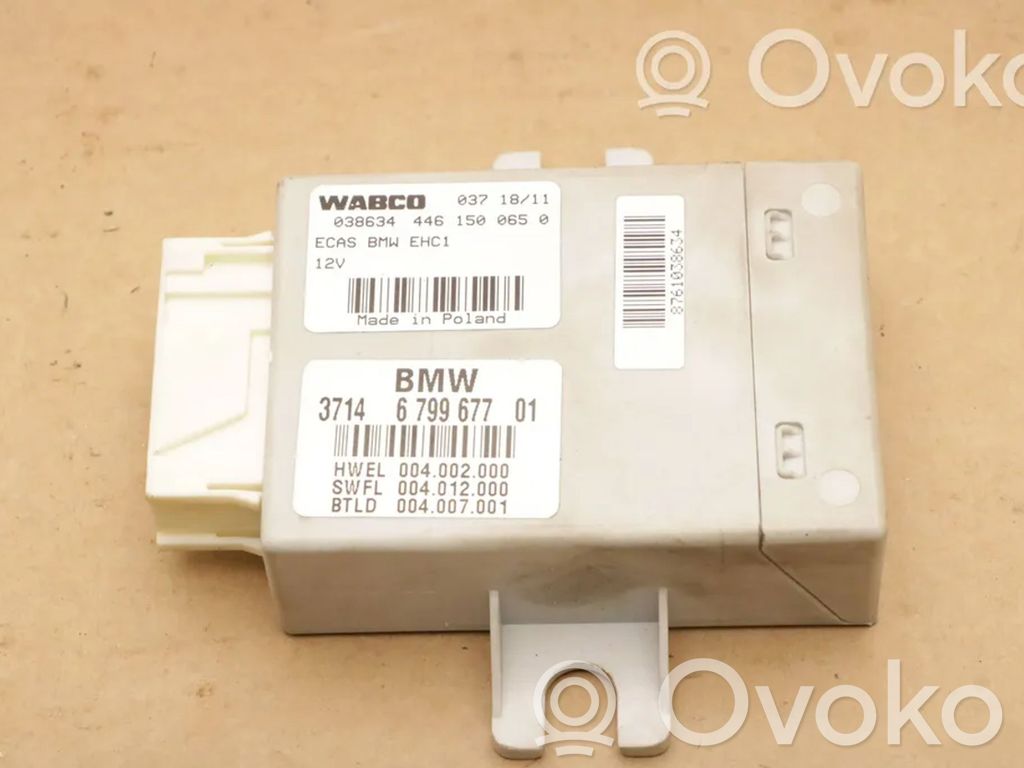 BMW 5 F10 F11 Sterownik / Moduł tylnego zawieszenia pneumatycznego 