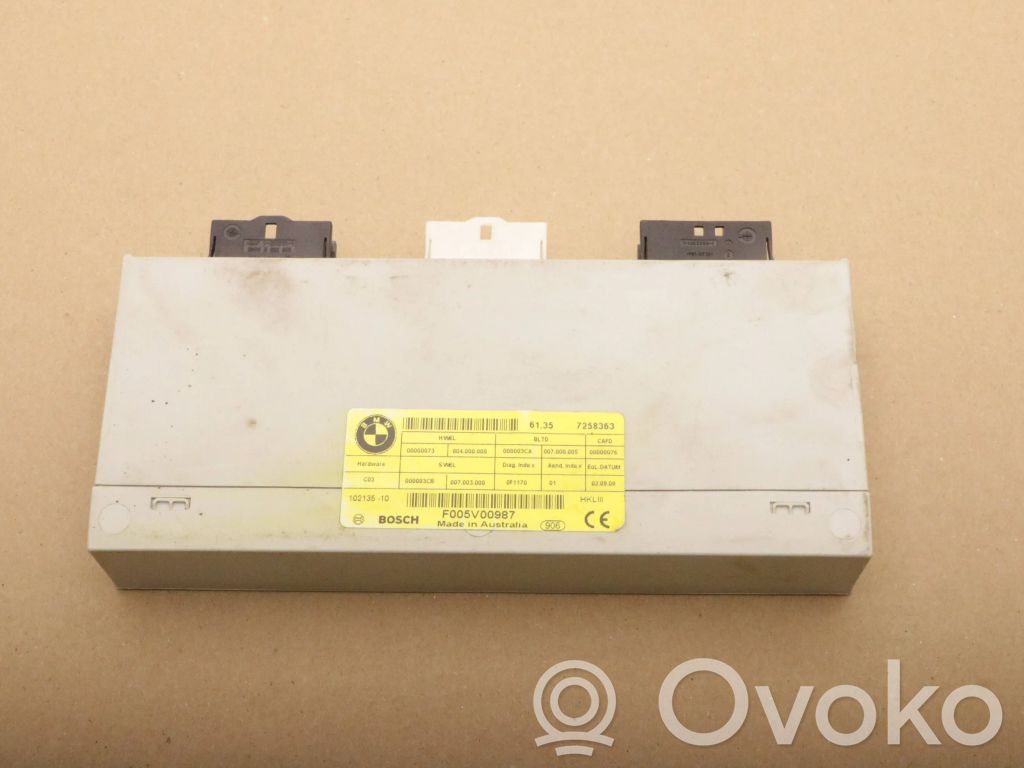 BMW 7 F01 F02 F03 F04 Sterownik / Moduł elektrycznej klapy tylnej / bagażnika 