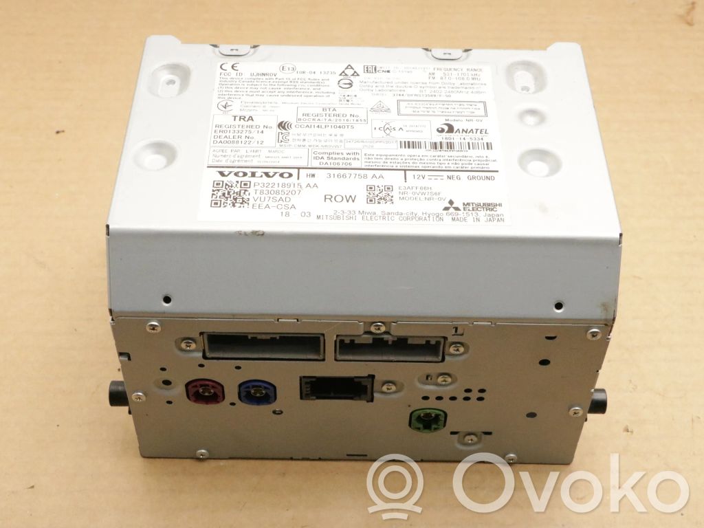 Volvo S90, V90 Unitate principală radio/CD/DVD/GPS 