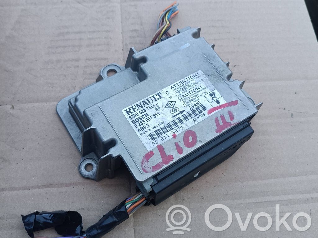 Airbag control unit/module   8200528766,0285001511,052111274