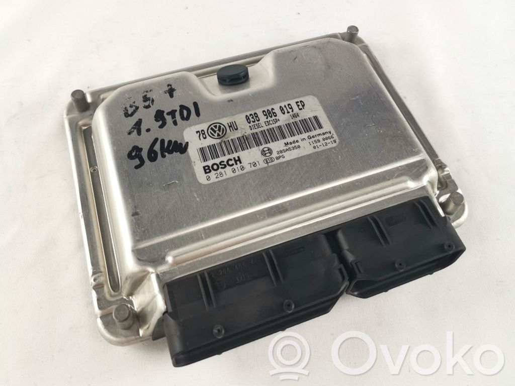 Engine control unit/module   038906019EP,0281010701,28SA5350