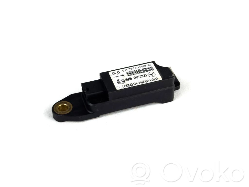 Mercedes-Benz S W220 Sensor impacto/accidente para activar Airbag 