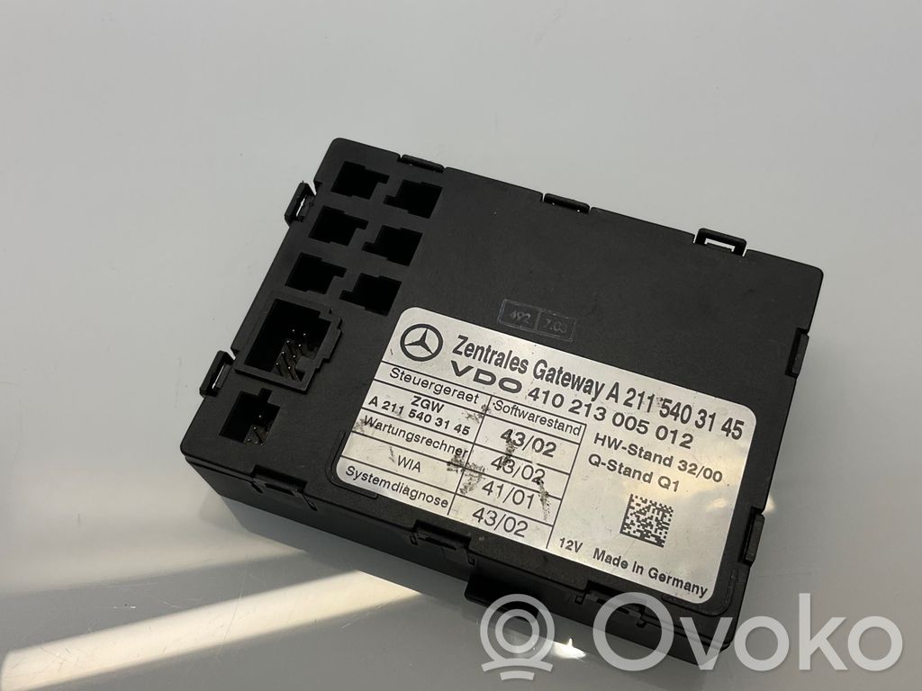 Mercedes-Benz E W211 Module de passerelle 