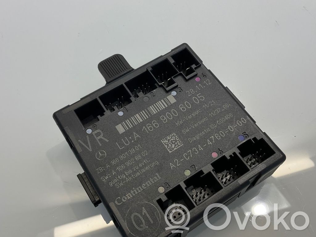 Mercedes-Benz ML W166 Door control unit/module 