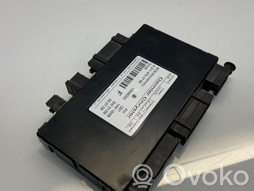 Module de commande de siège   A2118704785,10009223,2118704785