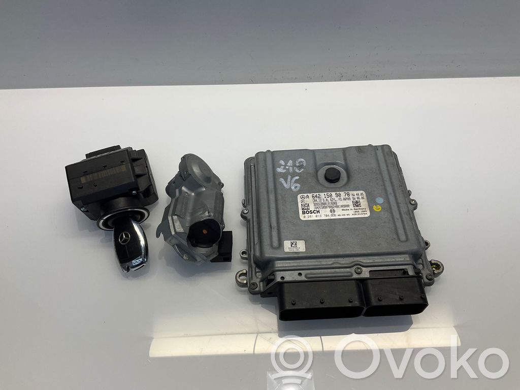 Mercedes-Benz CLS C219 Engine ECU kit and lock set 