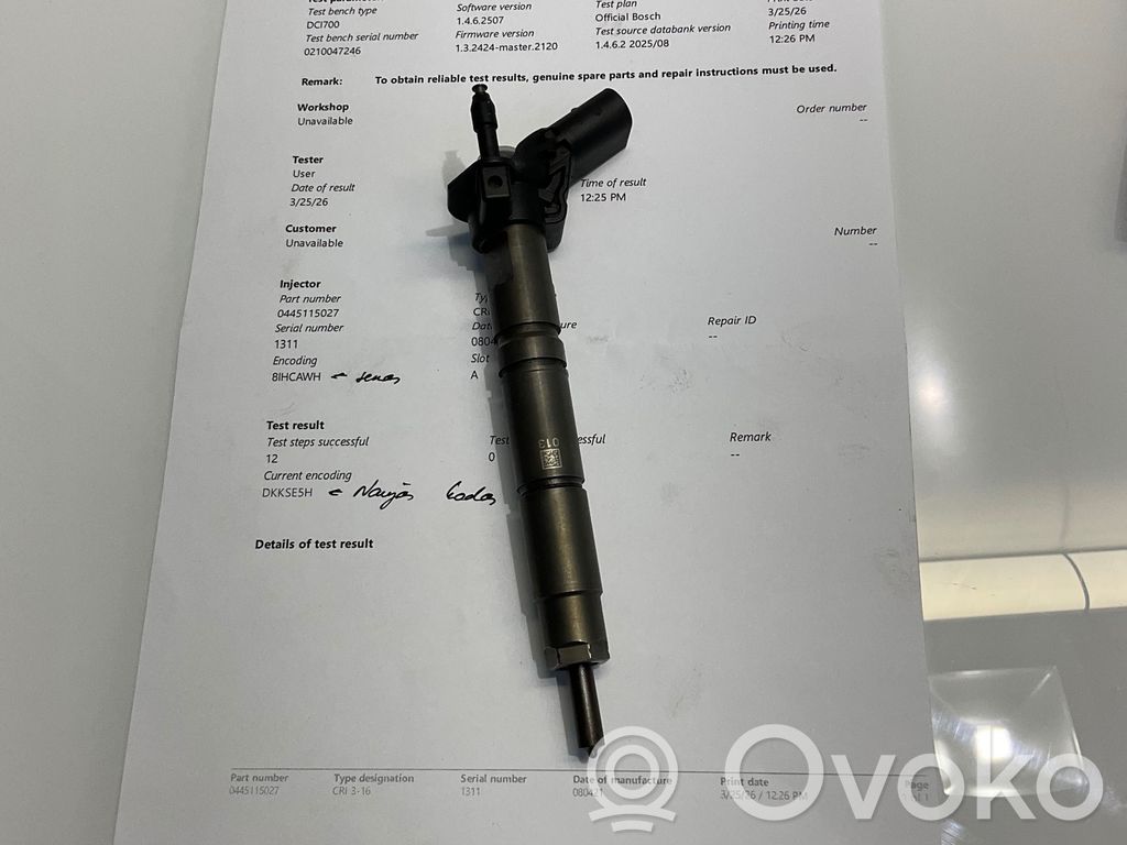 Inyector de combustible   A6420701987,6420701987,0445115