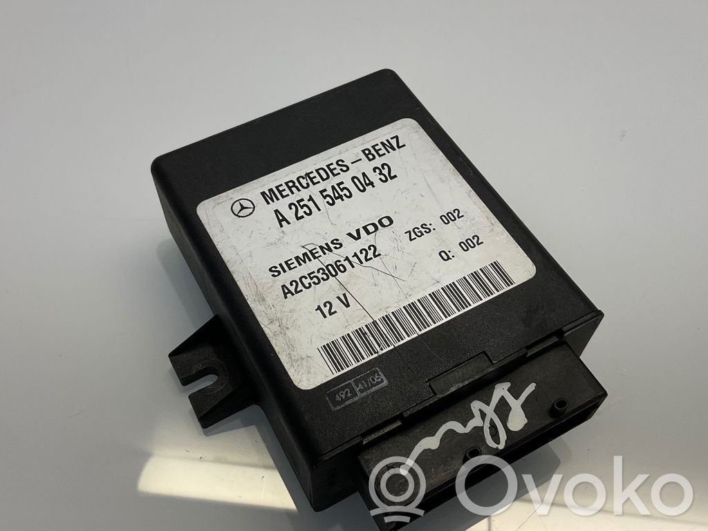 Module de commande suspension   A2515450432,ZGS002,A2C53061122,2515450432,A2C5306112