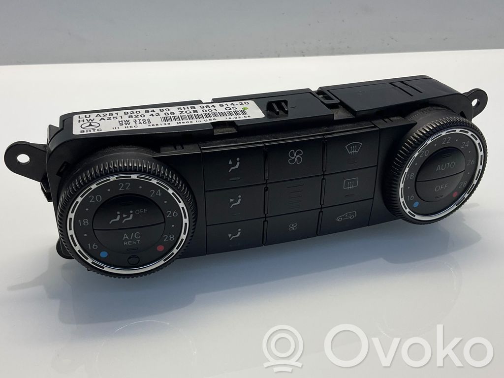 Mercedes-Benz ML W164 Panel klimatyzacji 