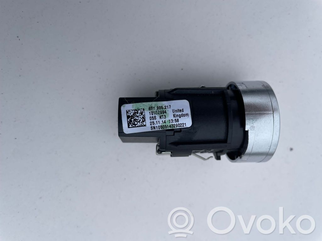 Audi TT TTS RS Mk3 8S Engine start stop button switch 