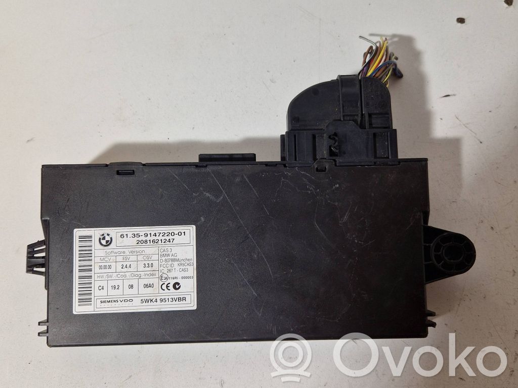 BMW 3 E90 E91 CAS control unit/module 