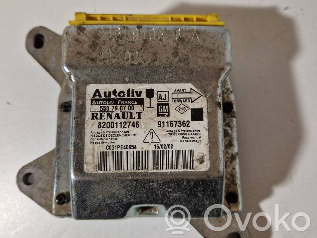 Renault Trafic II (X83) Airbag control unit/module 