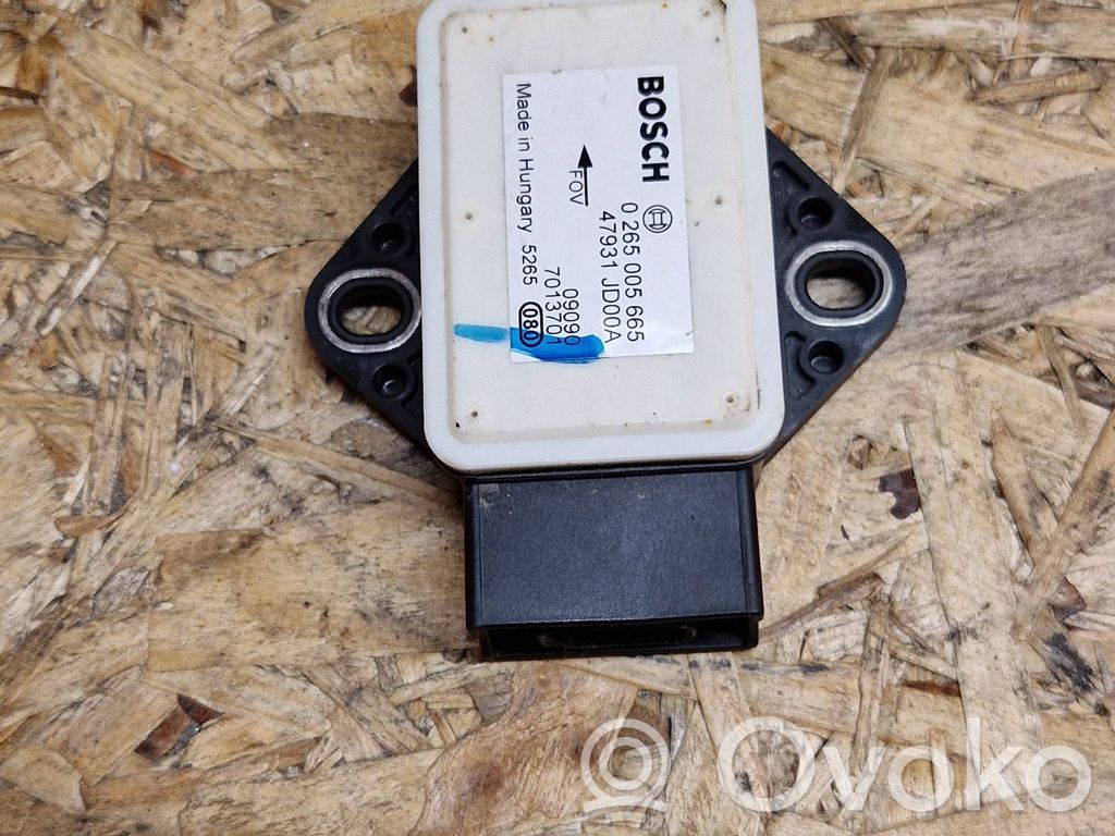 Nissan Qashqai+2 ESP acceleration yaw rate sensor 