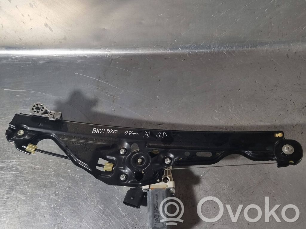 BMW 5 E60 E61 Elektriskā loga pacelšanas mehānisma komplekts 