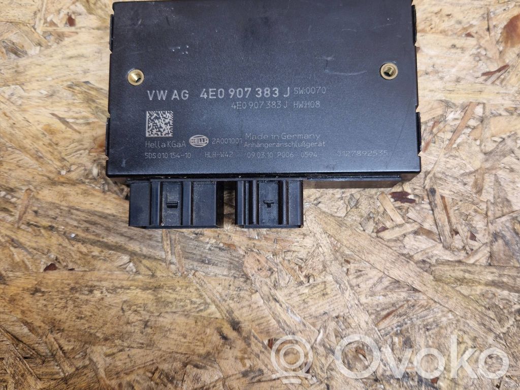 Audi Q7 4L Tow bar trailer control unit/module 