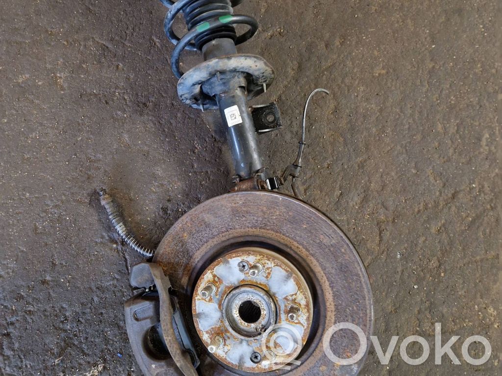 Front wheel hub spindle knuckle