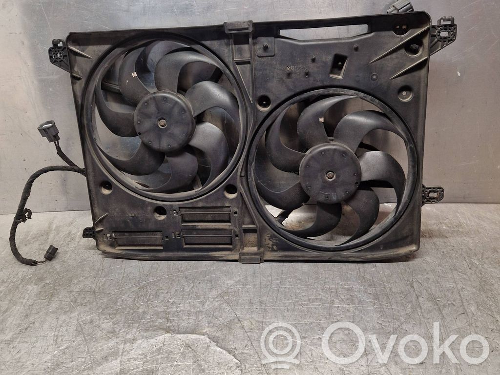 Ford S-MAX Radiator cooling fan shroud 