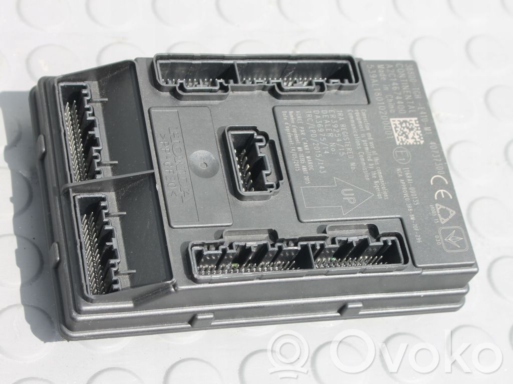 Honda Civic X Other control units/modules 