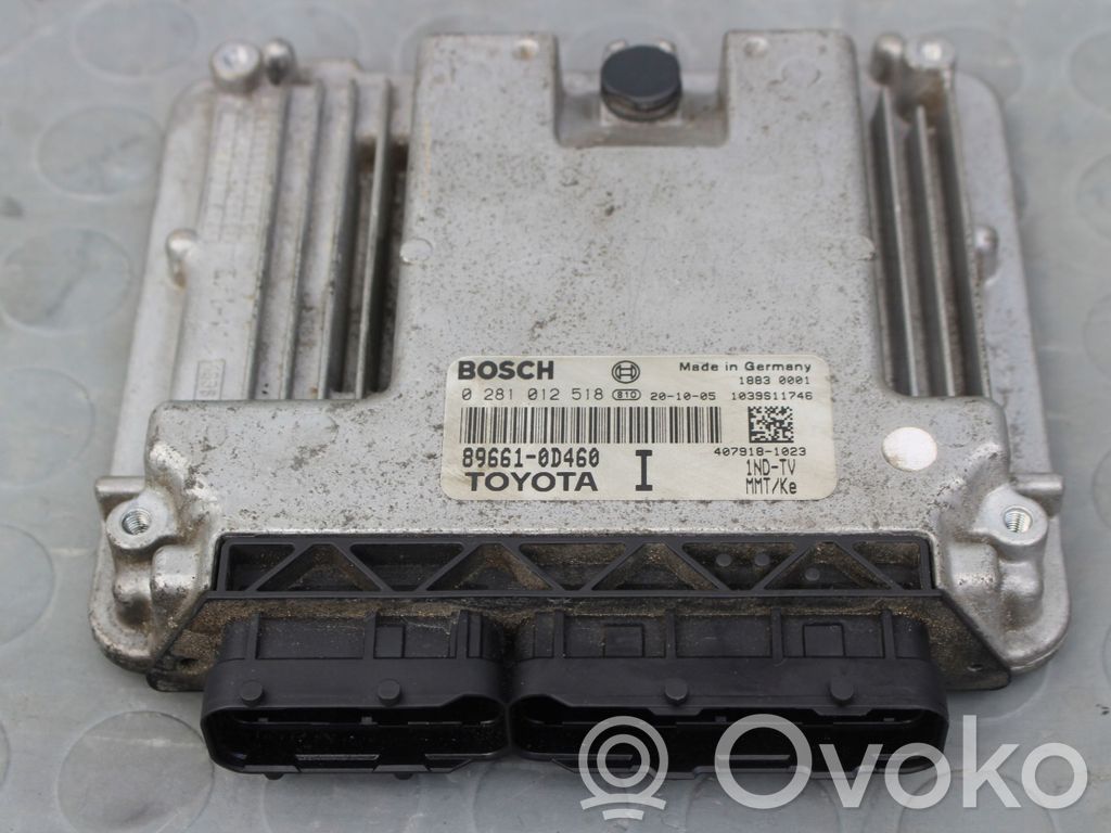 Toyota Yaris Engine control unit/module 