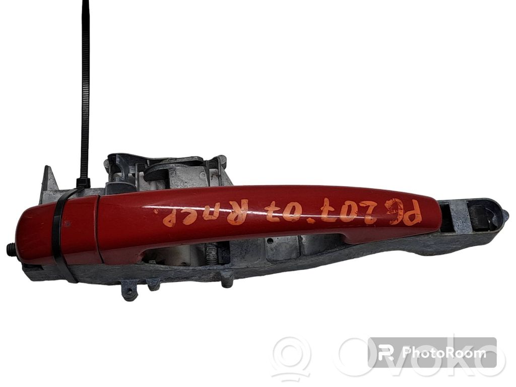 Peugeot 207 Klamka zewnętrzna drzwi 