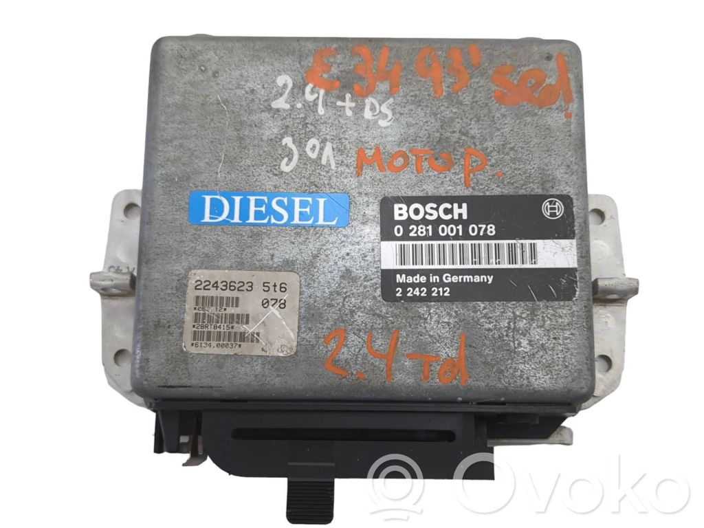 Engine control unit/module   0281001078,2242212