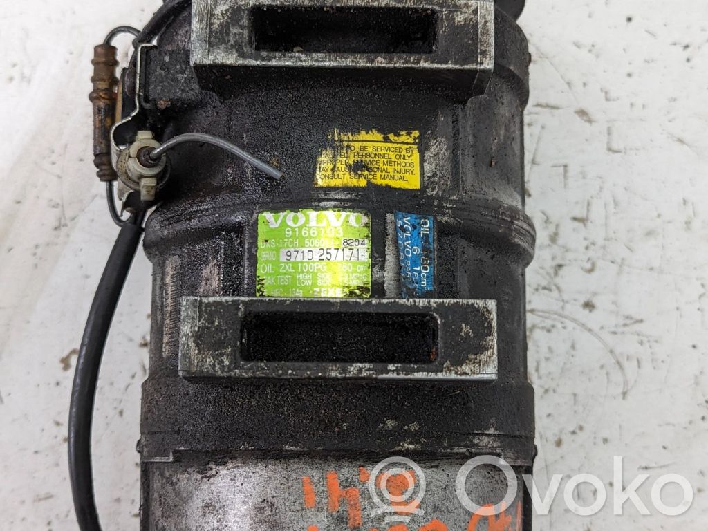 Air conditioning (A/C) compressor (pump)   9166103,971D257171,8602278,8602621