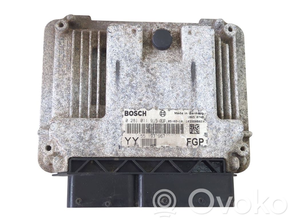 Opel Vectra C Engine control unit/module 