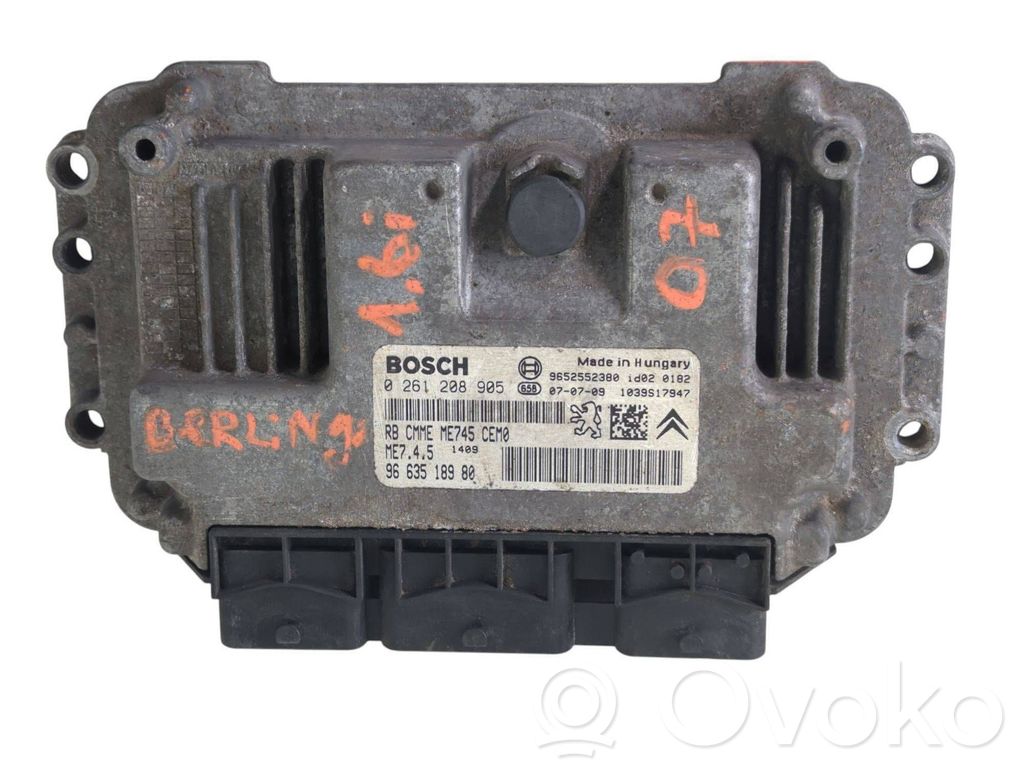 Citroen Berlingo Engine control unit/module 