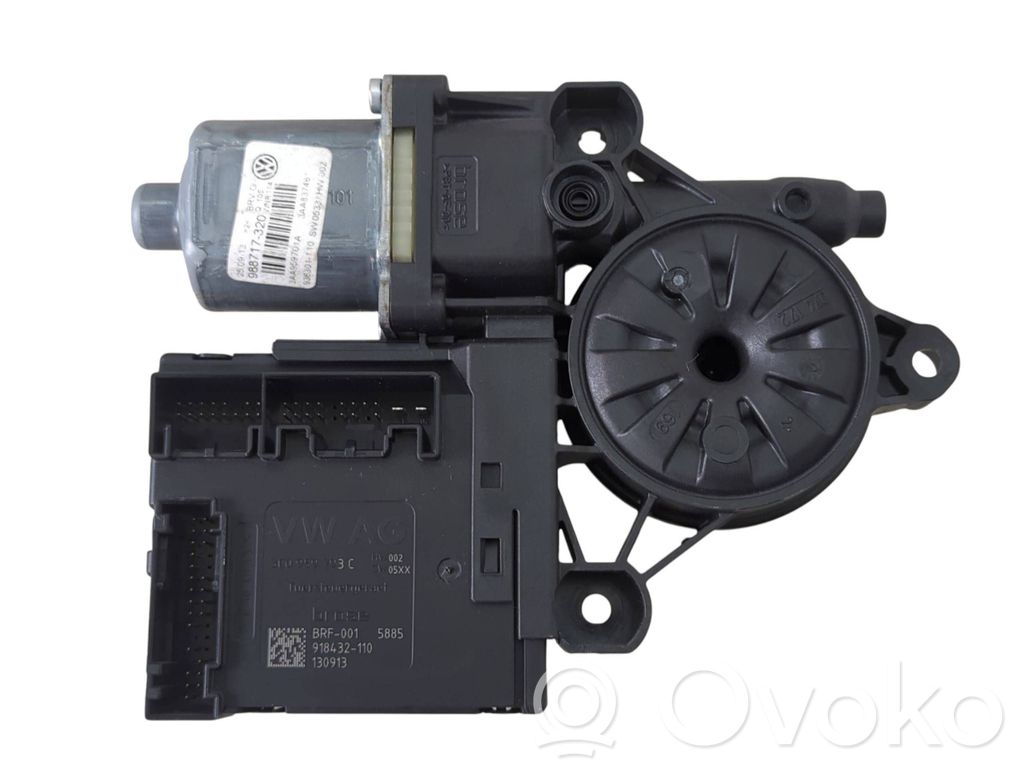 Volkswagen PASSAT B7 Silnik regulatora szyby drzwi przednich 