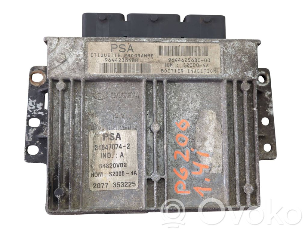 Peugeot 206 Engine control unit/module 