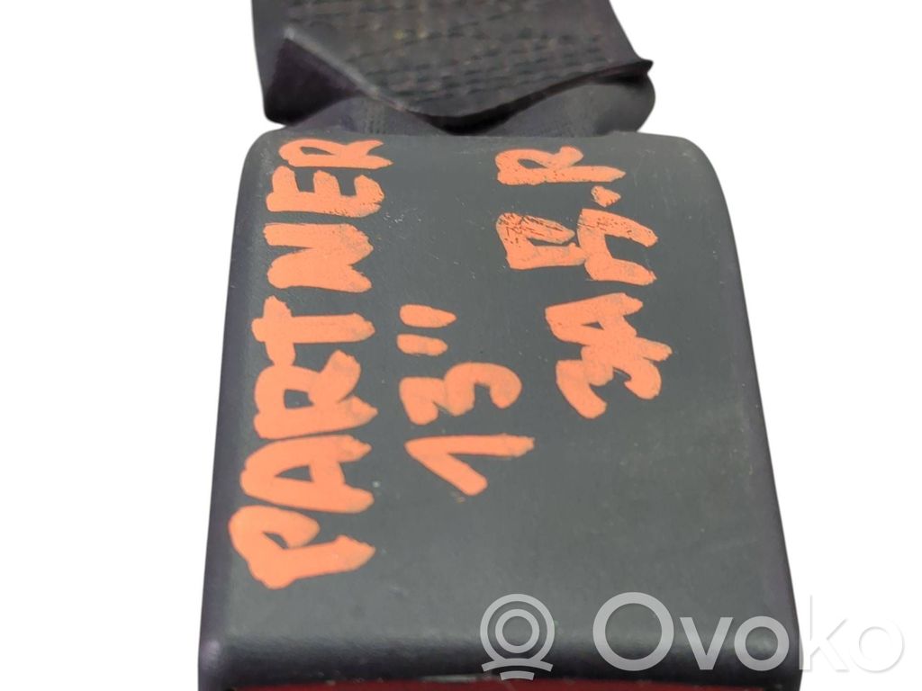 Peugeot Partner Rear seatbelt buckle 