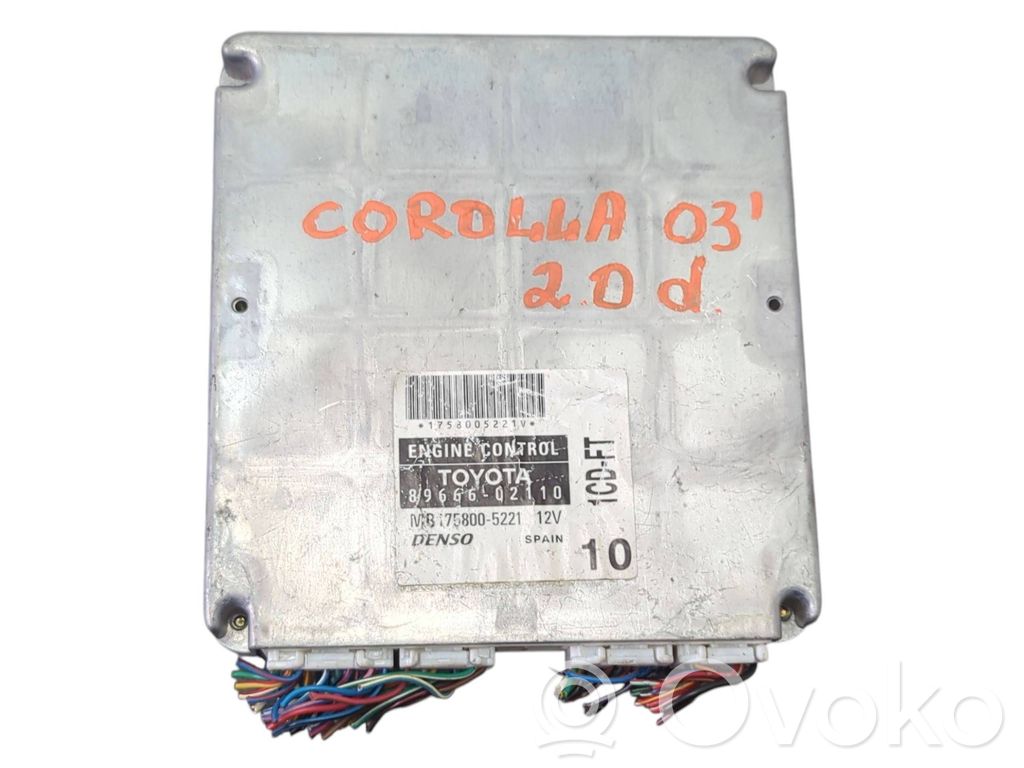 Engine control unit/module   8966602110,MB1758005221