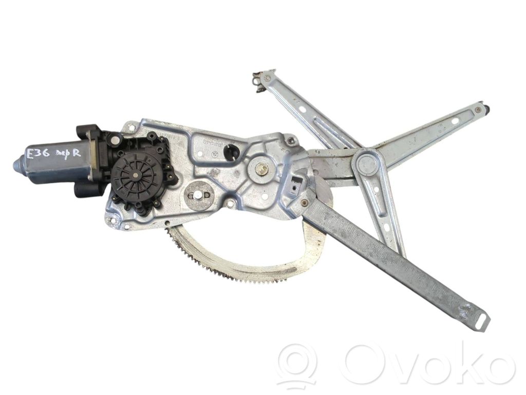 BMW 3 E36 Front door window regulator with motor 
