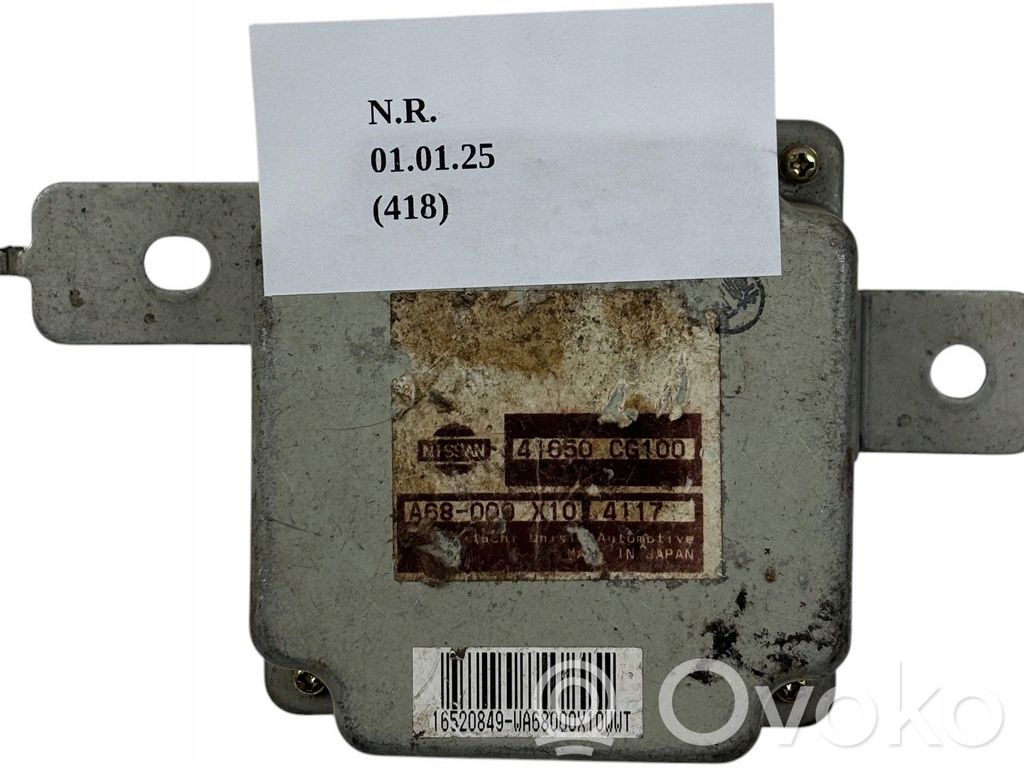 Speedometer control unit/module   0308R,41650CG100,FX35