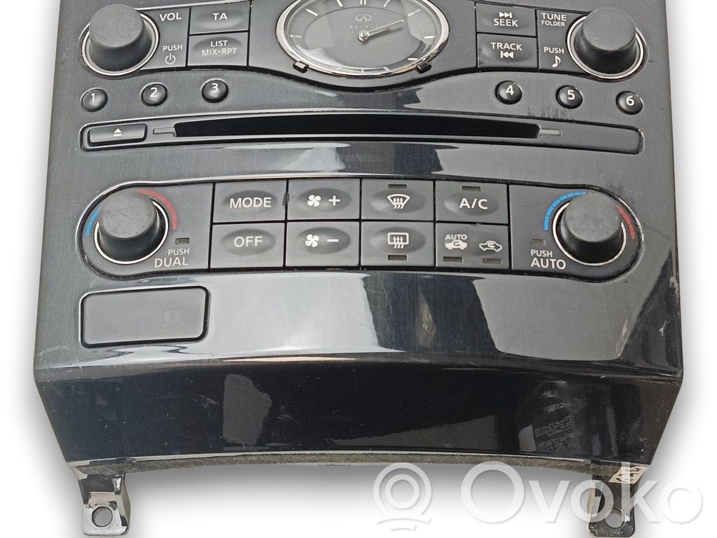 Infiniti QX70 S51 Interruptor del aire acondicionado (A/C) 
