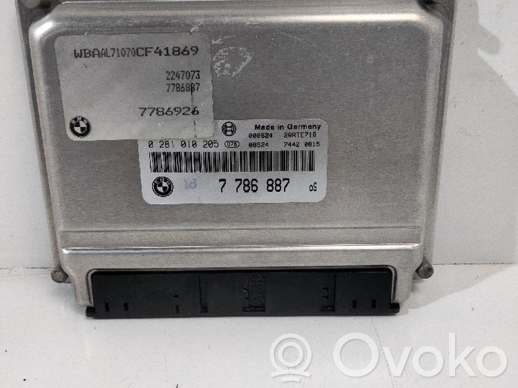 BMW 3 E46 Unitate/modul de control motor 