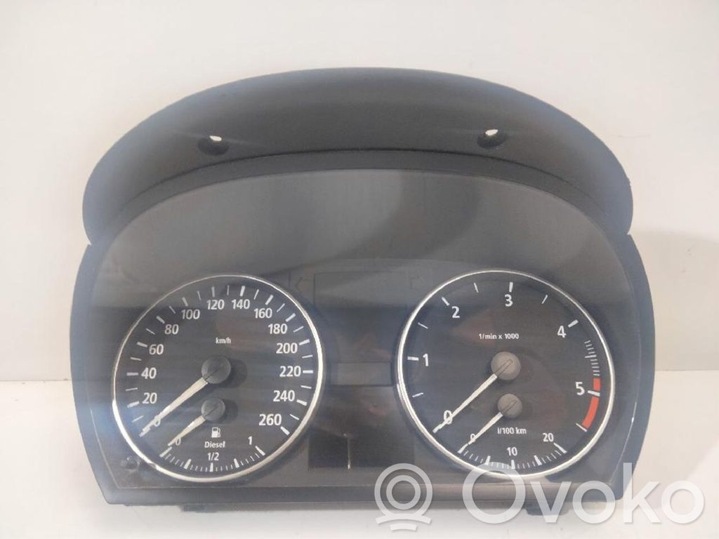 BMW 3 E90 E91 Speedometer (instrument cluster) 
