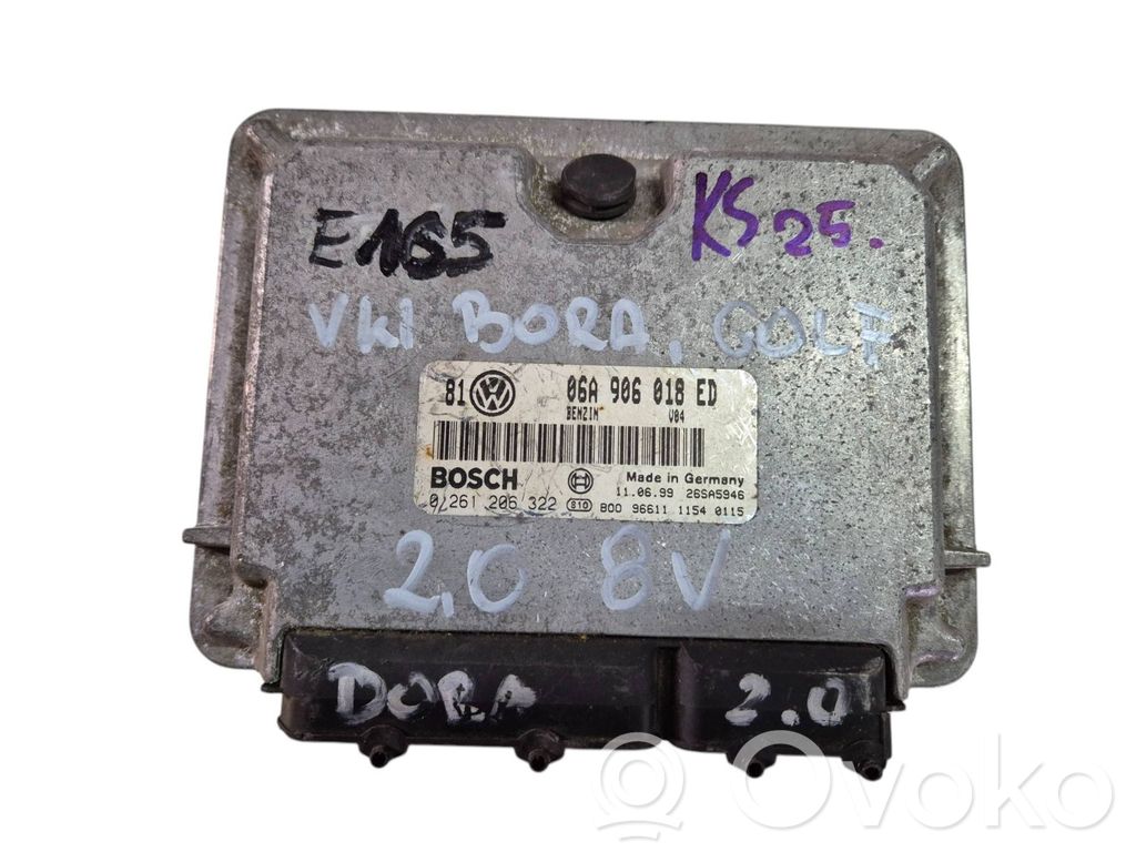 Engine control unit/module   06A906018ED,26SA5946,0261206322