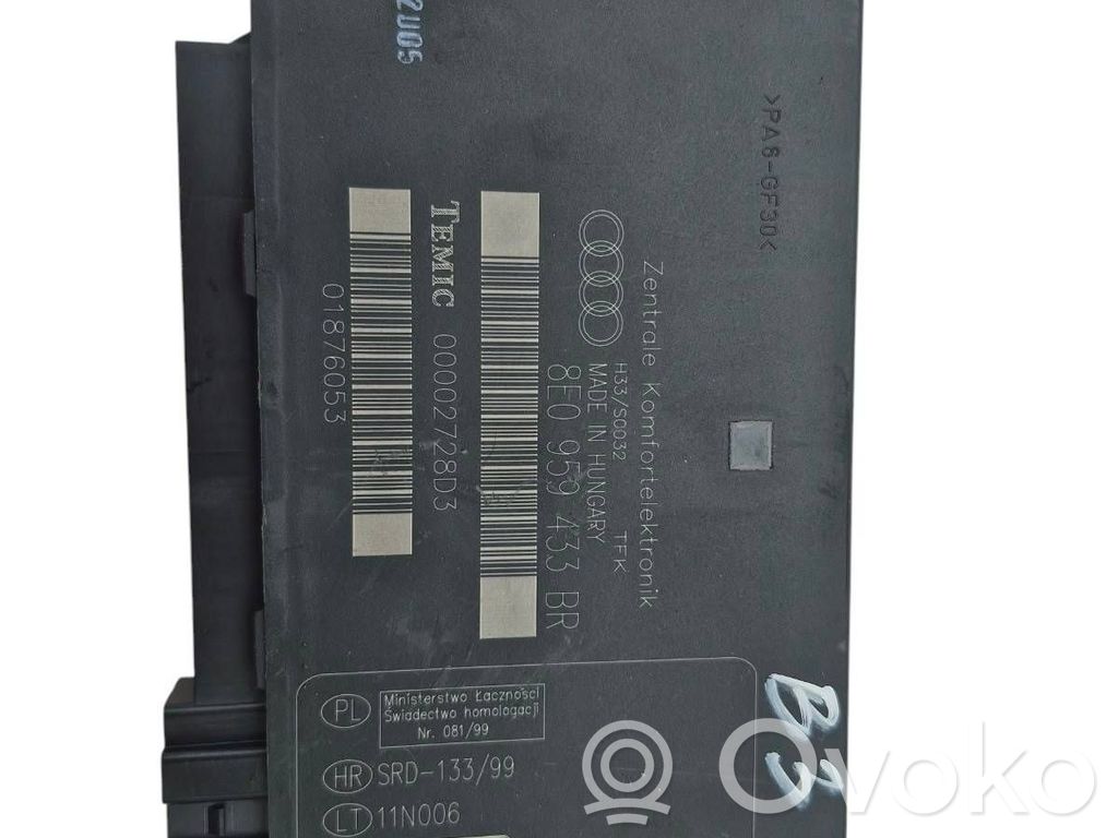 Audi A4 S4 B7 8E 8H Module confort 