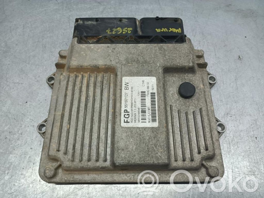 Opel Meriva A Unidad de control/módulo ECU del motor 