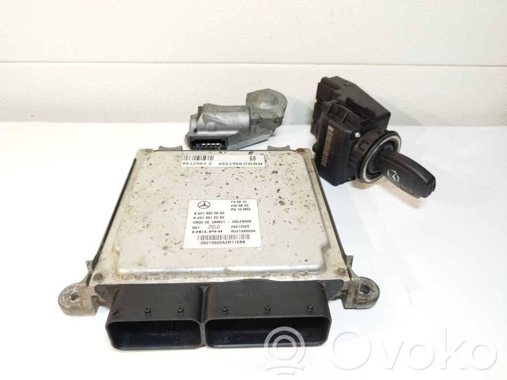 Mercedes-Benz Sprinter W906 Kit calculateur ECU et verrouillage 
