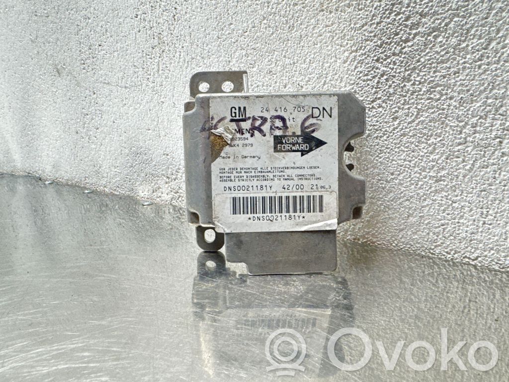 Opel Astra G Centralina/modulo airbag 