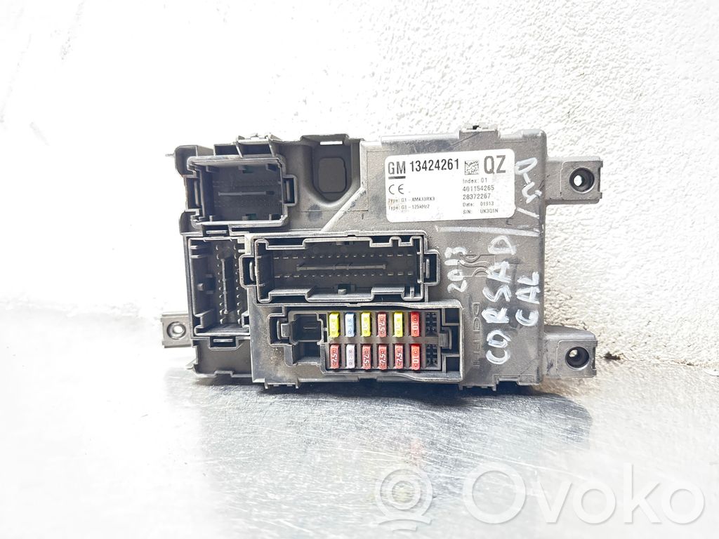 Opel Corsa D Módulo de fusible 