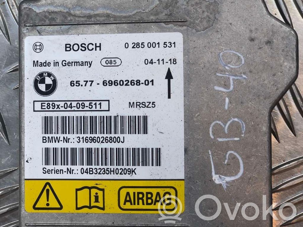 BMW 1 E81 E87 Airbag control unit/module 