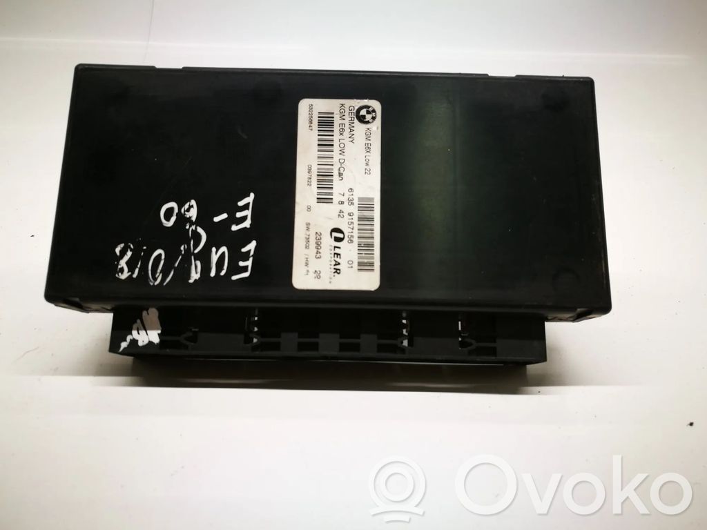BMW 5 E60 E61 Kiti valdymo blokai/ moduliai 